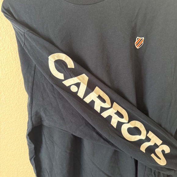 K-Swiss x Carrots Men's Navy Blue Long Sleeve Tee Shirt Size XL - Picture 4 of 7